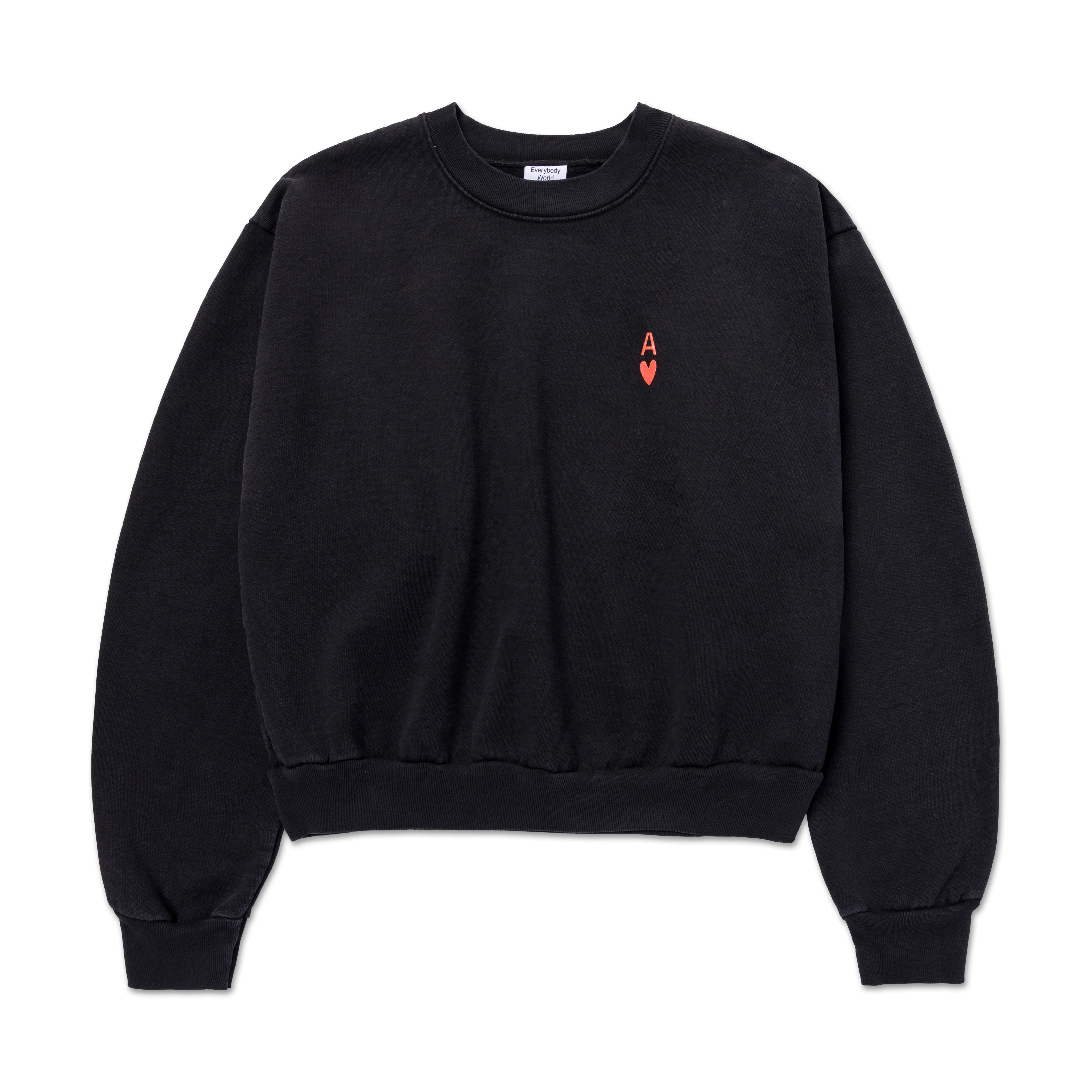 A Heart Crop Crewneck Sweatshirt - Image 11