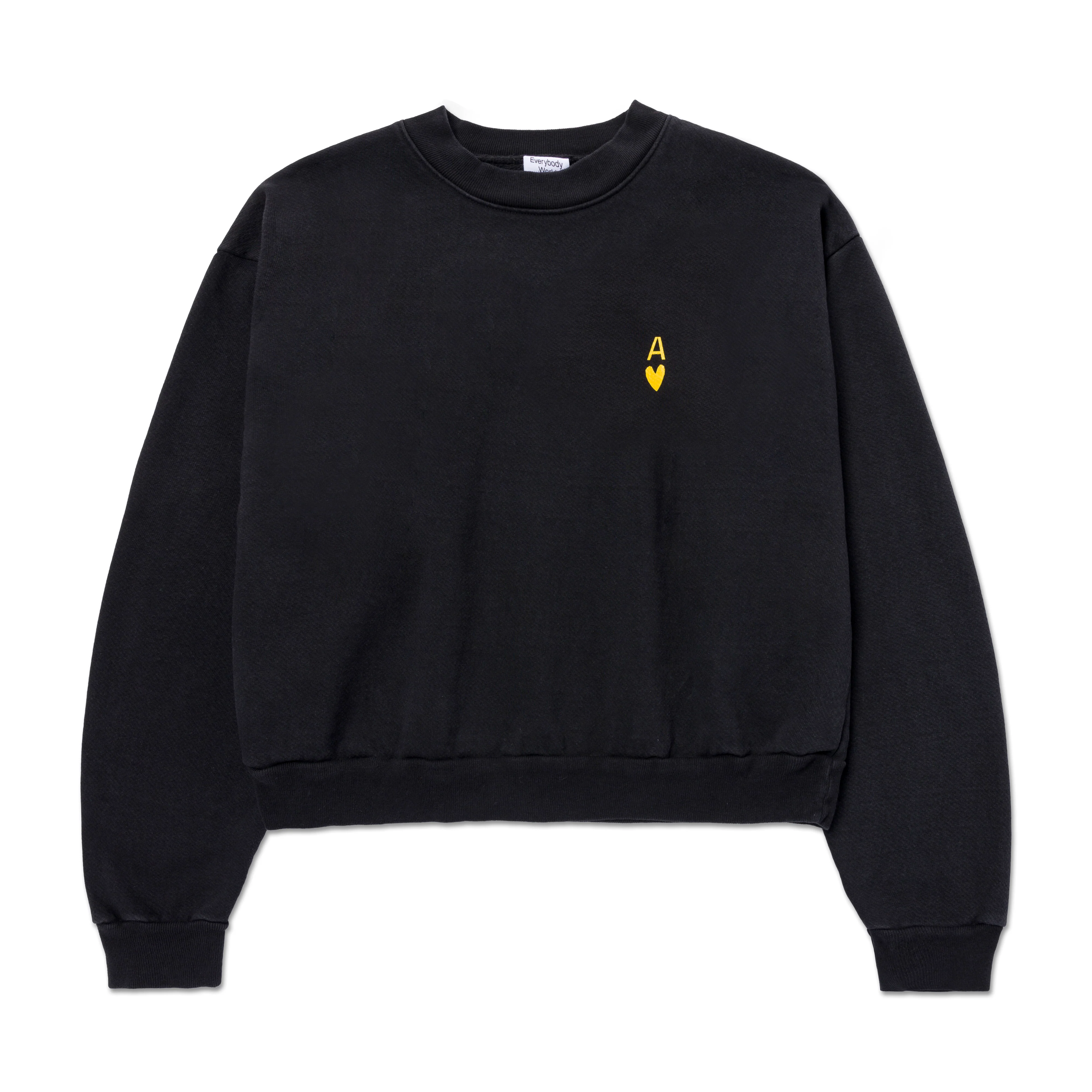 A Heart Crop Crewneck Sweatshirt - Image 4