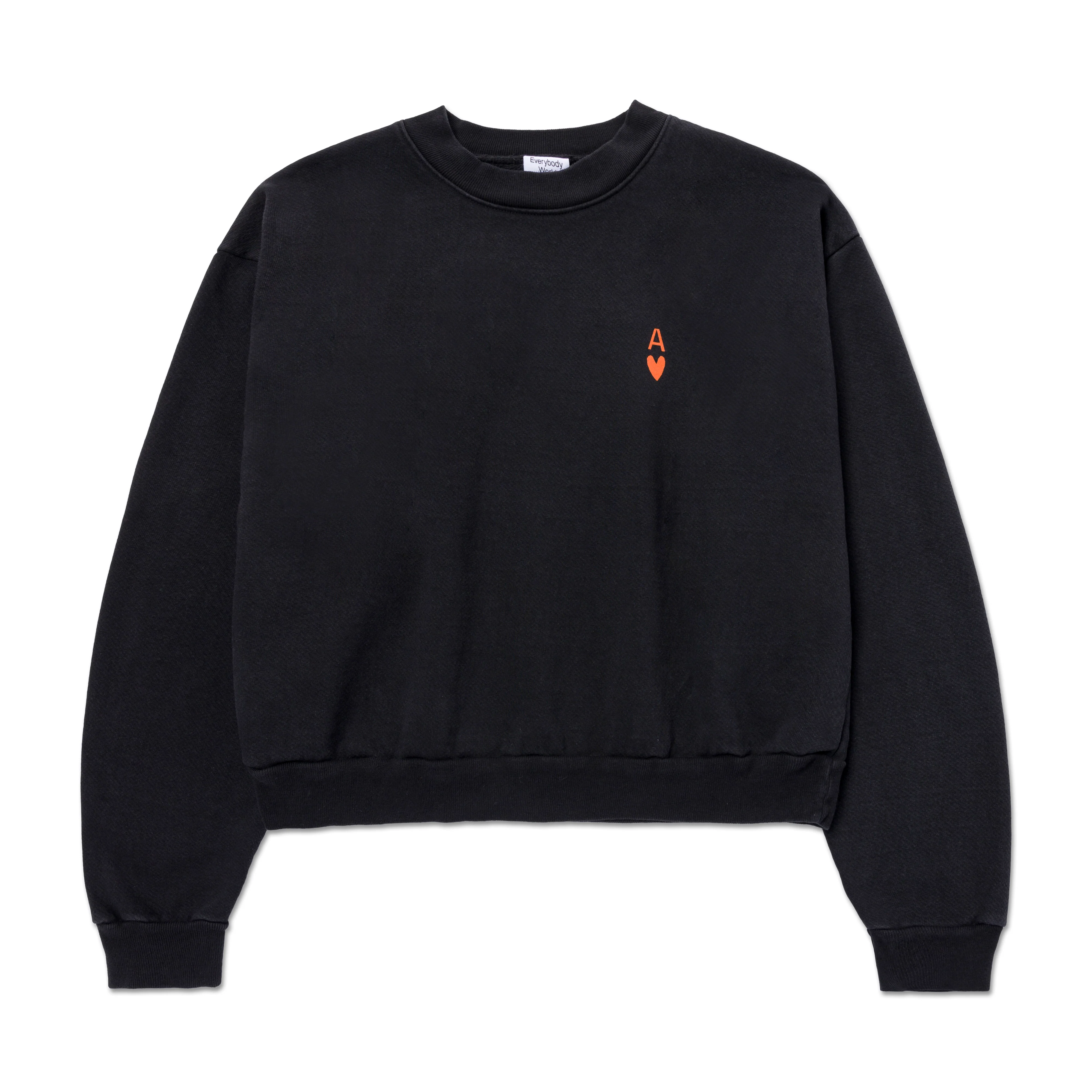 A Heart Crop Crewneck Sweatshirt - Image 7