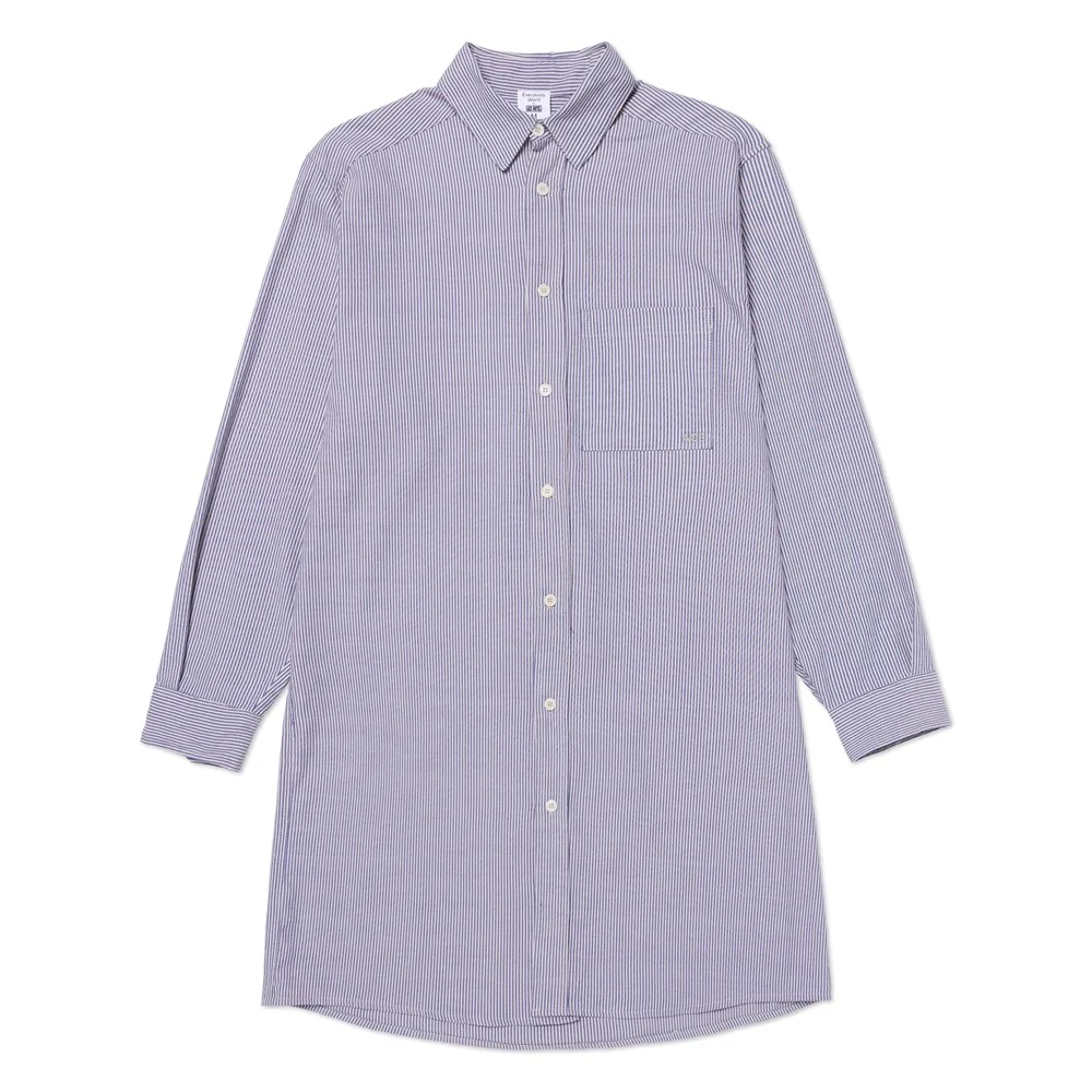 Oversize Oxford Stripe Button Up - Image 7