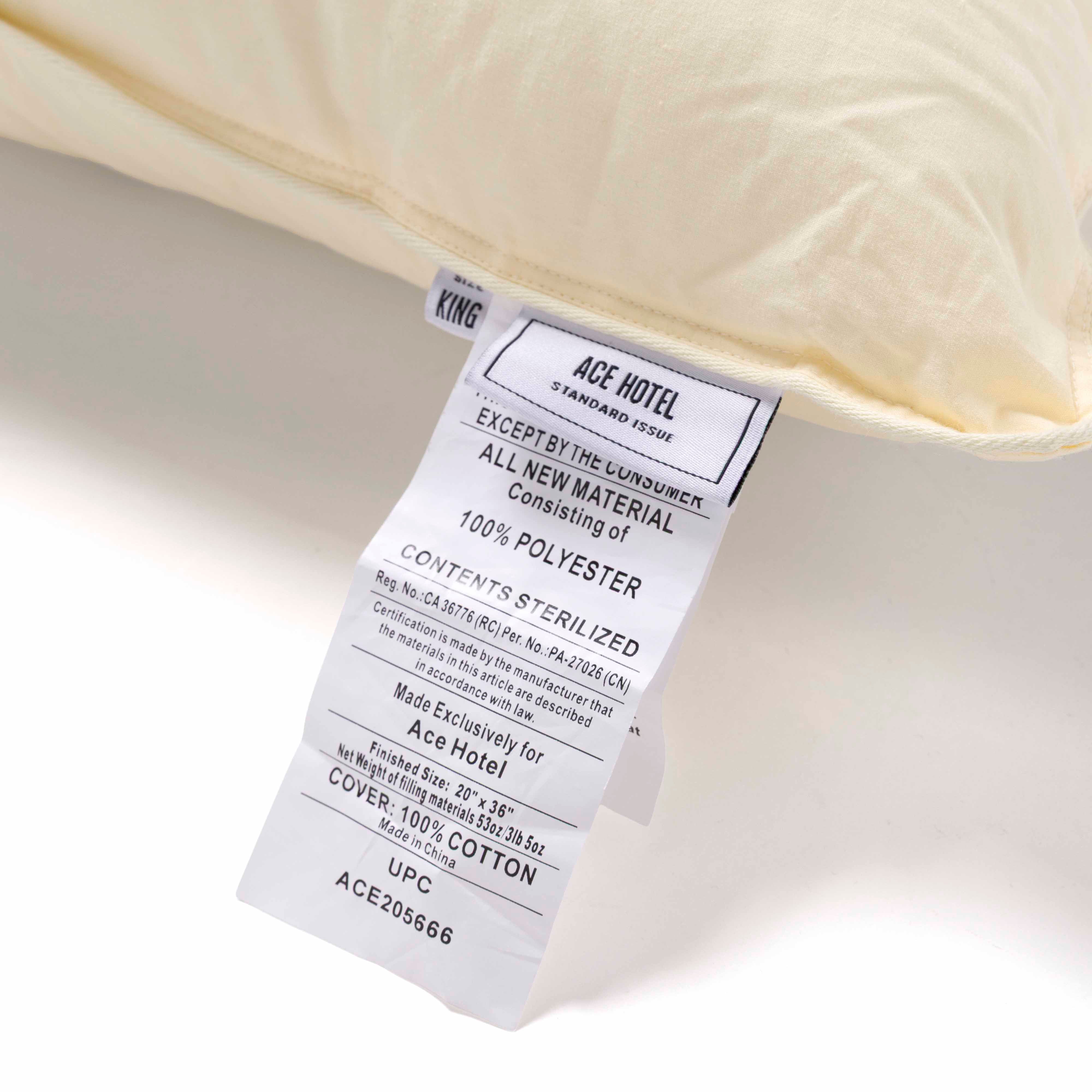Standard Issue Non-Feather Pillow Set - Image 5