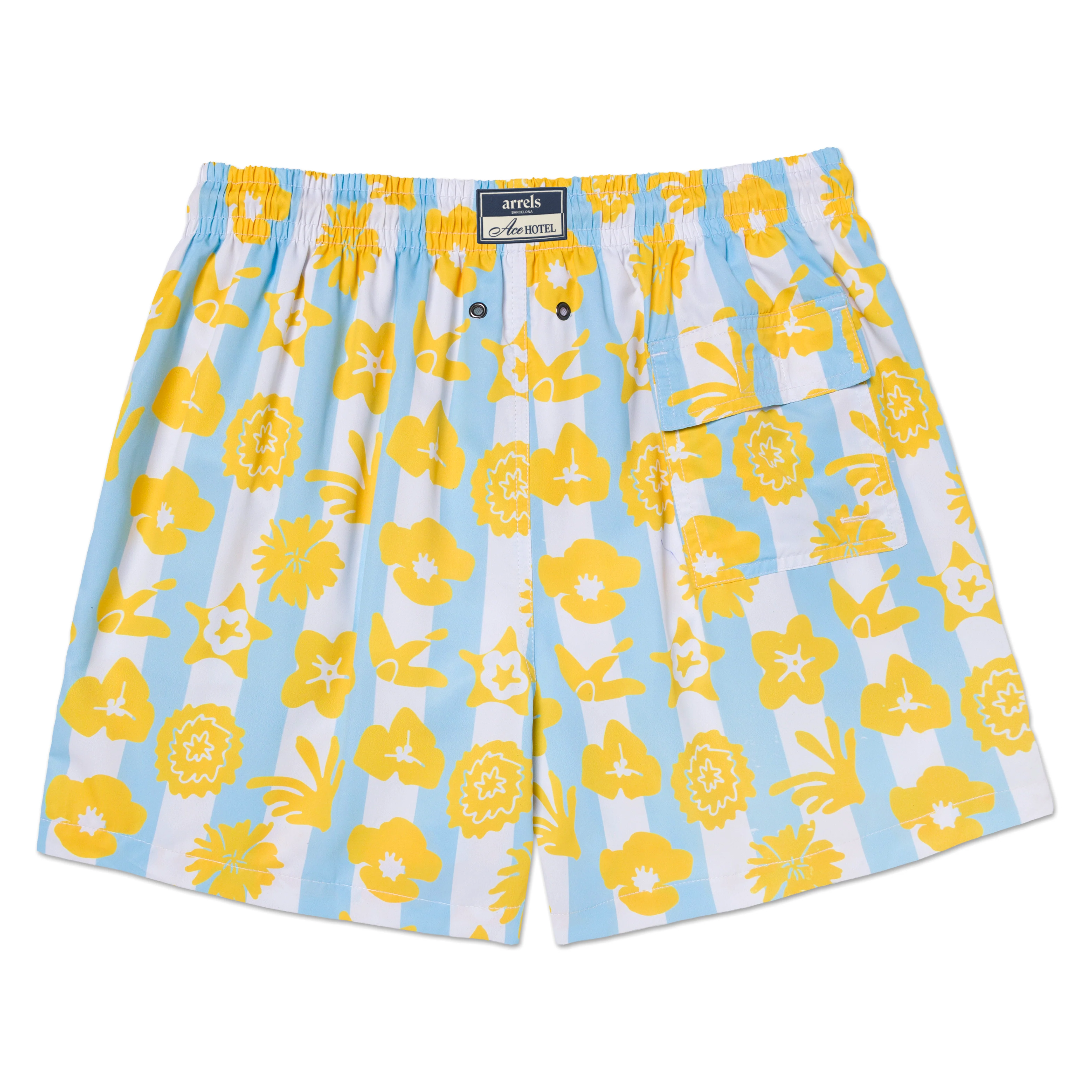 Wildflower Stripe Swim Shorts - Image 3